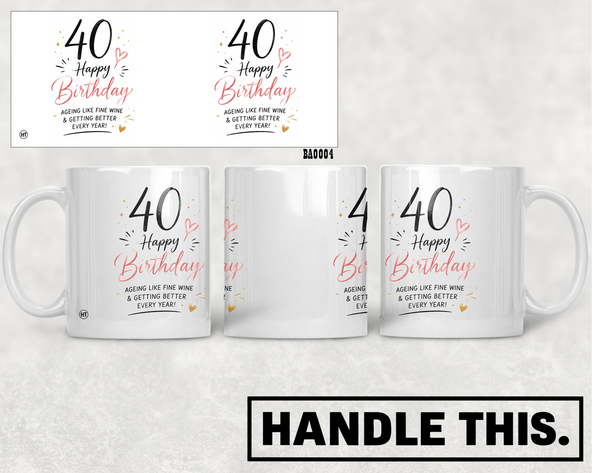 Ageing Like Fine Wine Getting Better Every Year Mug - Funny Gift