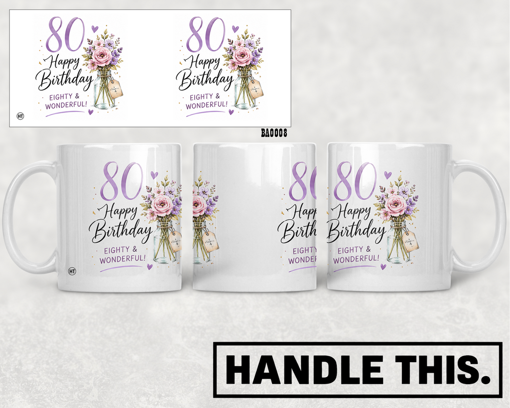 Eighty Wonderful Mug - Funny Gift
