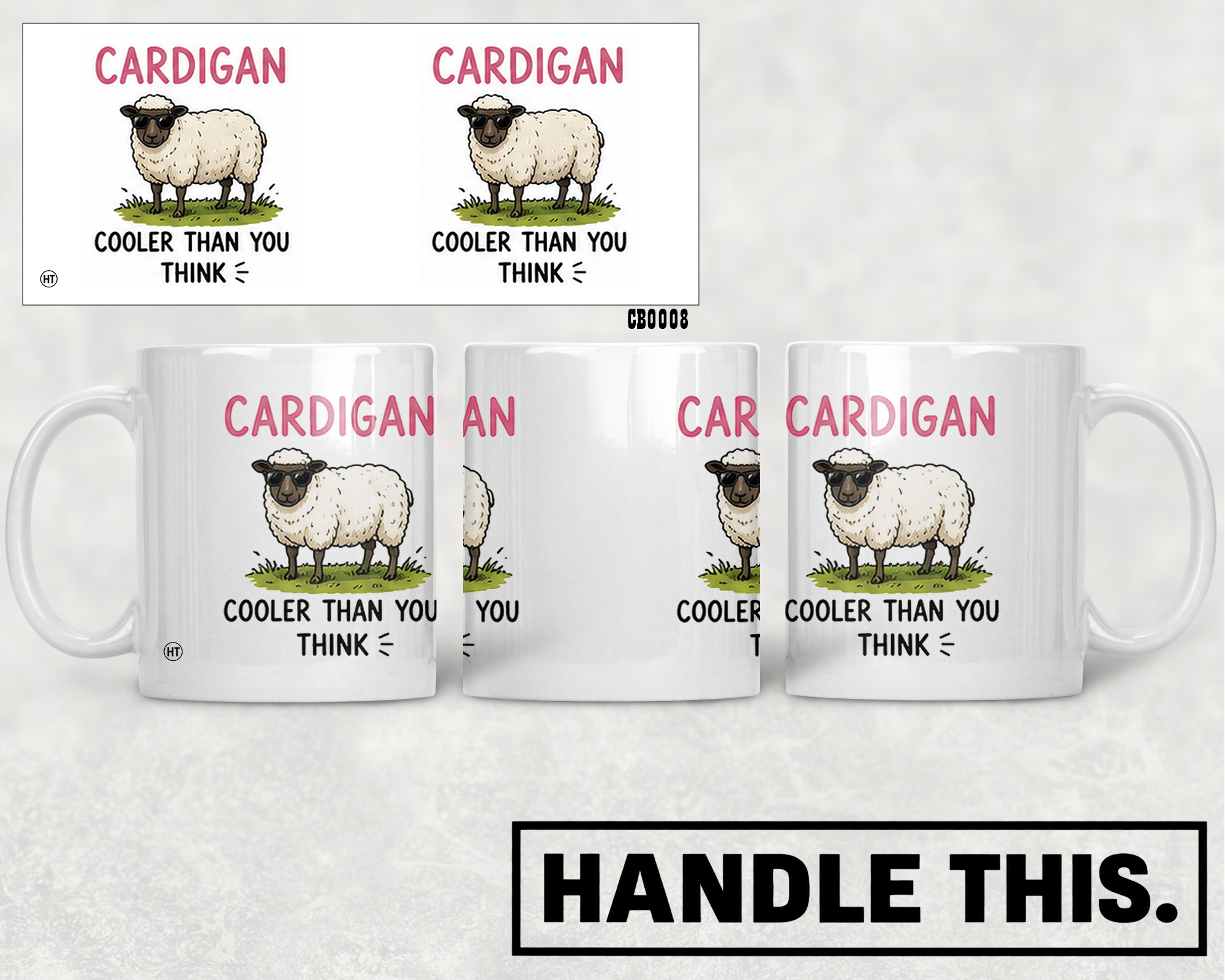 Cardigan Cooler Than You Think Mug - Welsh Local Gift