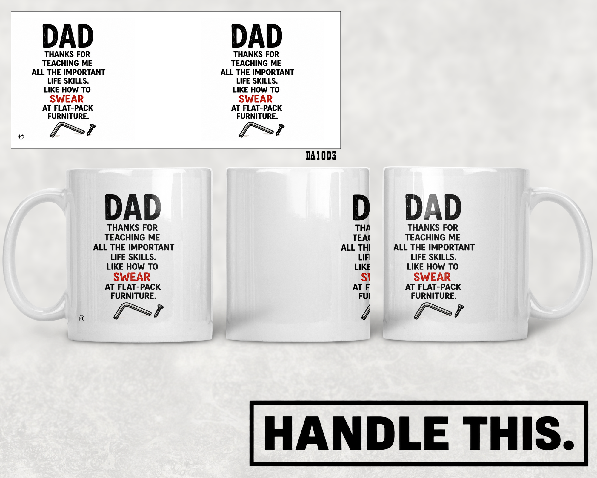 Dad - Flat Pack Furniture Mug