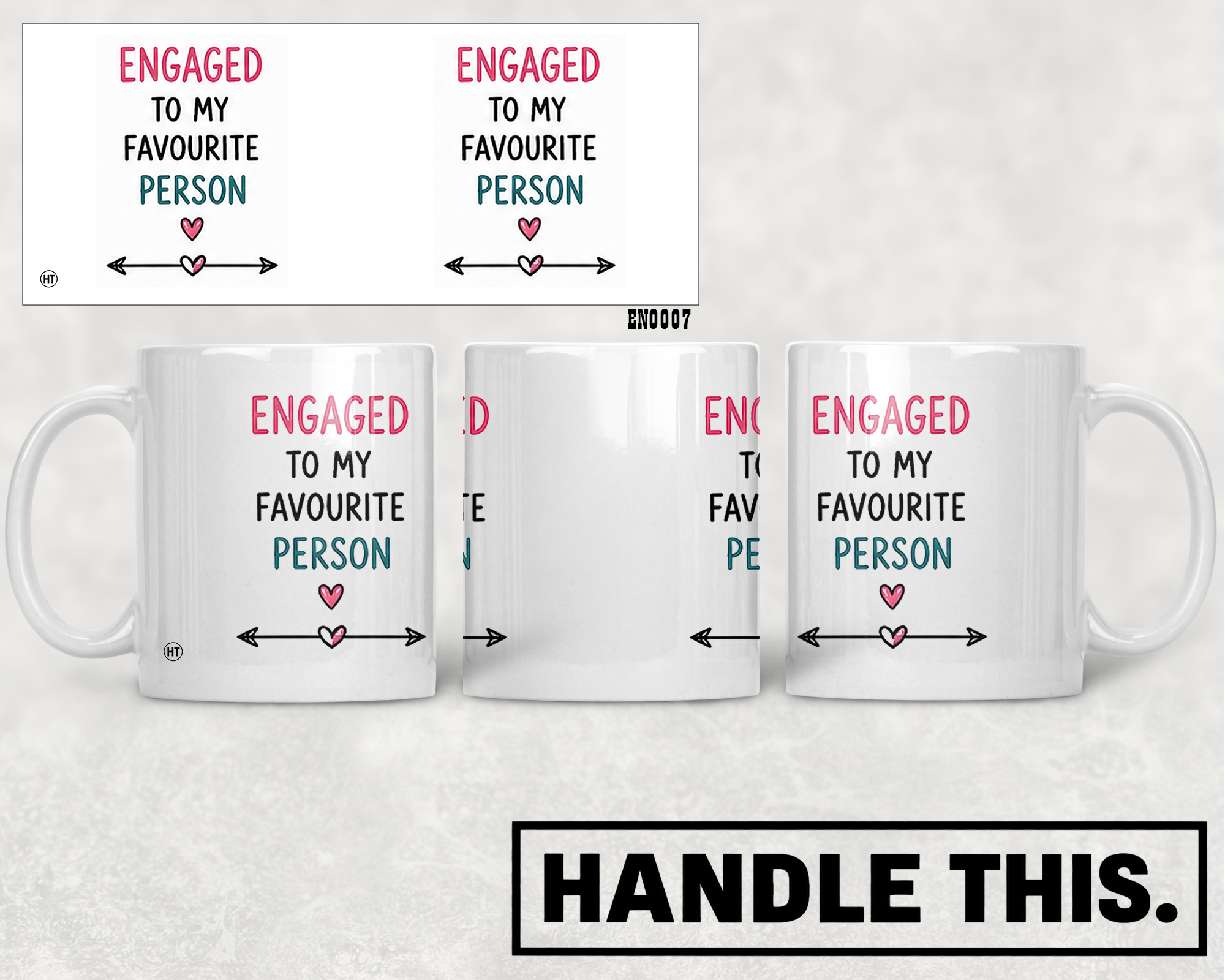 Engaged Favourite Person Mug - Funny Couple Gift
