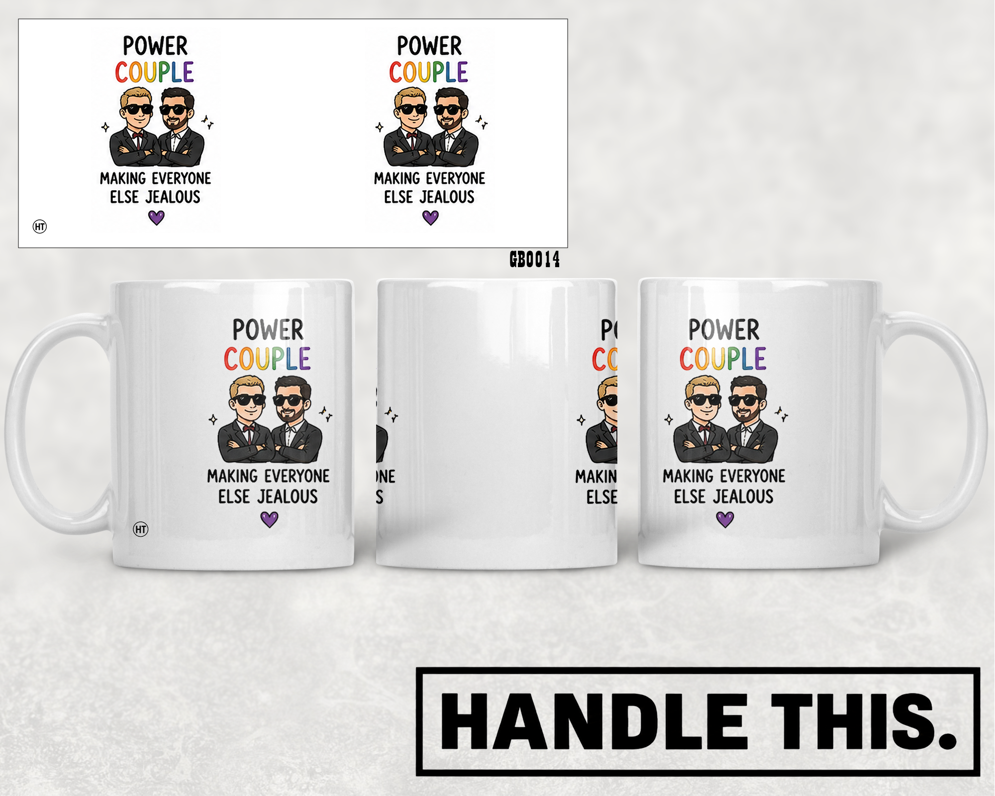 Power Couple Making Everyone Else Jealous Mug - Pride Gift