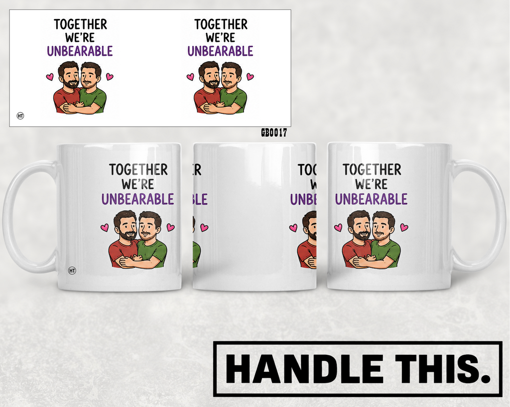 Together We're Unbearable Mug - Pride Gift