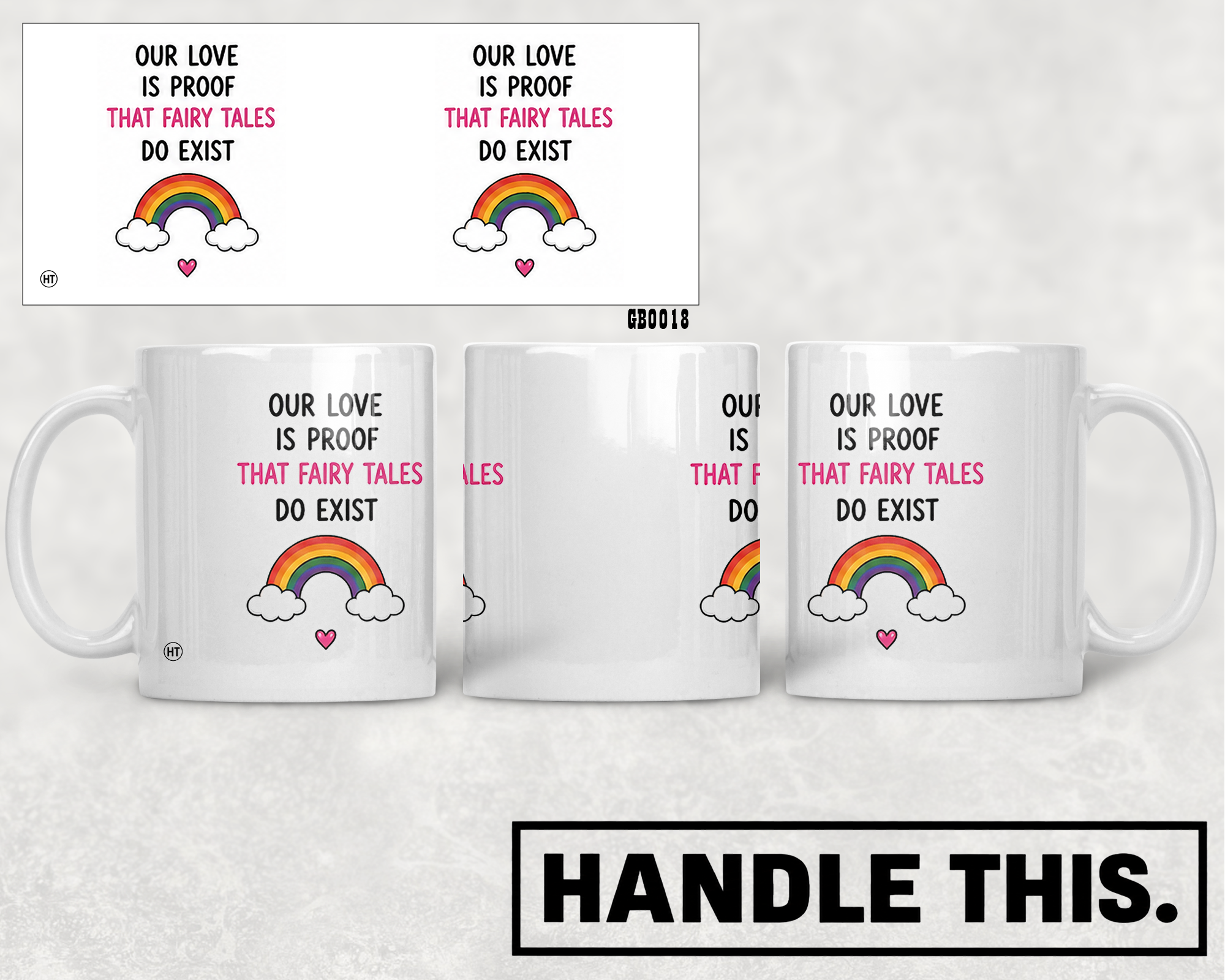 Our Love Is Proof That Fairy Tales Do Exist Mug - Pride Gift