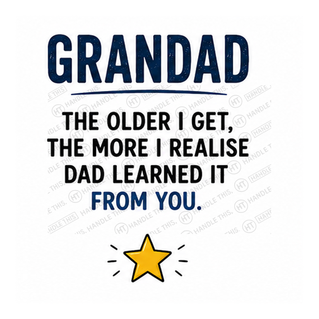 Grandad - Dad Learned It From You Mug