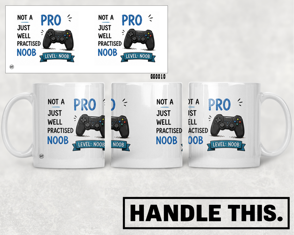Pro Not A Just Well Practised Noob Level Noob Mug - Hobby Gift