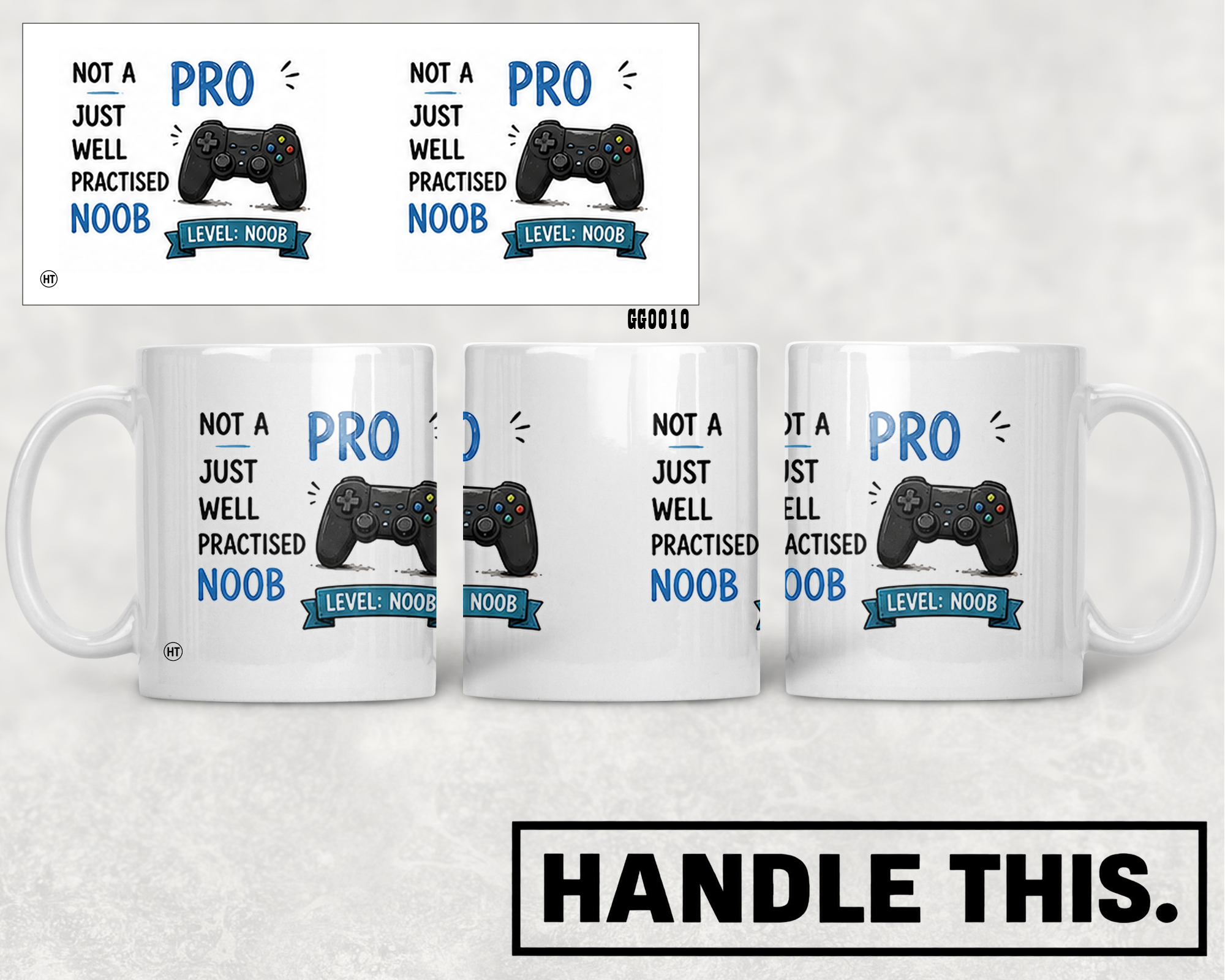 Pro Not A Just Well Practised Noob Level Noob Mug - Hobby Gift