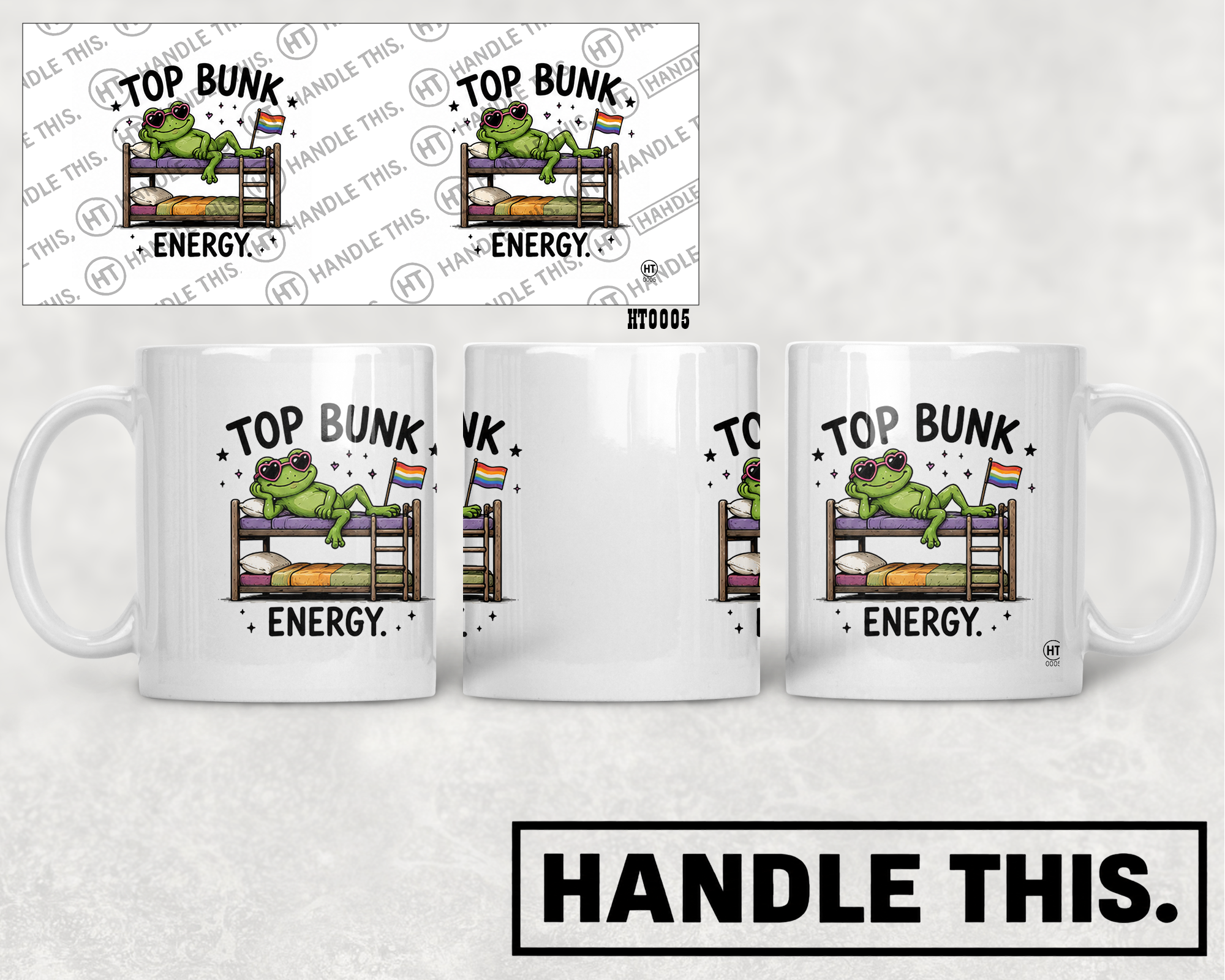 HT0005 Top Bunk Energy mug mockup