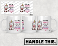 HT0034 Feed Me Snacks and Tell Me I'm a Beautiful Unicorn mug mockup