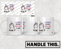HT0040 I Sparkle Because Adulting is Hard mug mockup