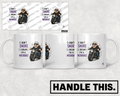 HT0050 I Don't Snore l Dream I'm a Motorbike mug mockup