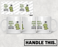 HT0057 Anxie- Saurus Rex Overthinks Everything mug mockup