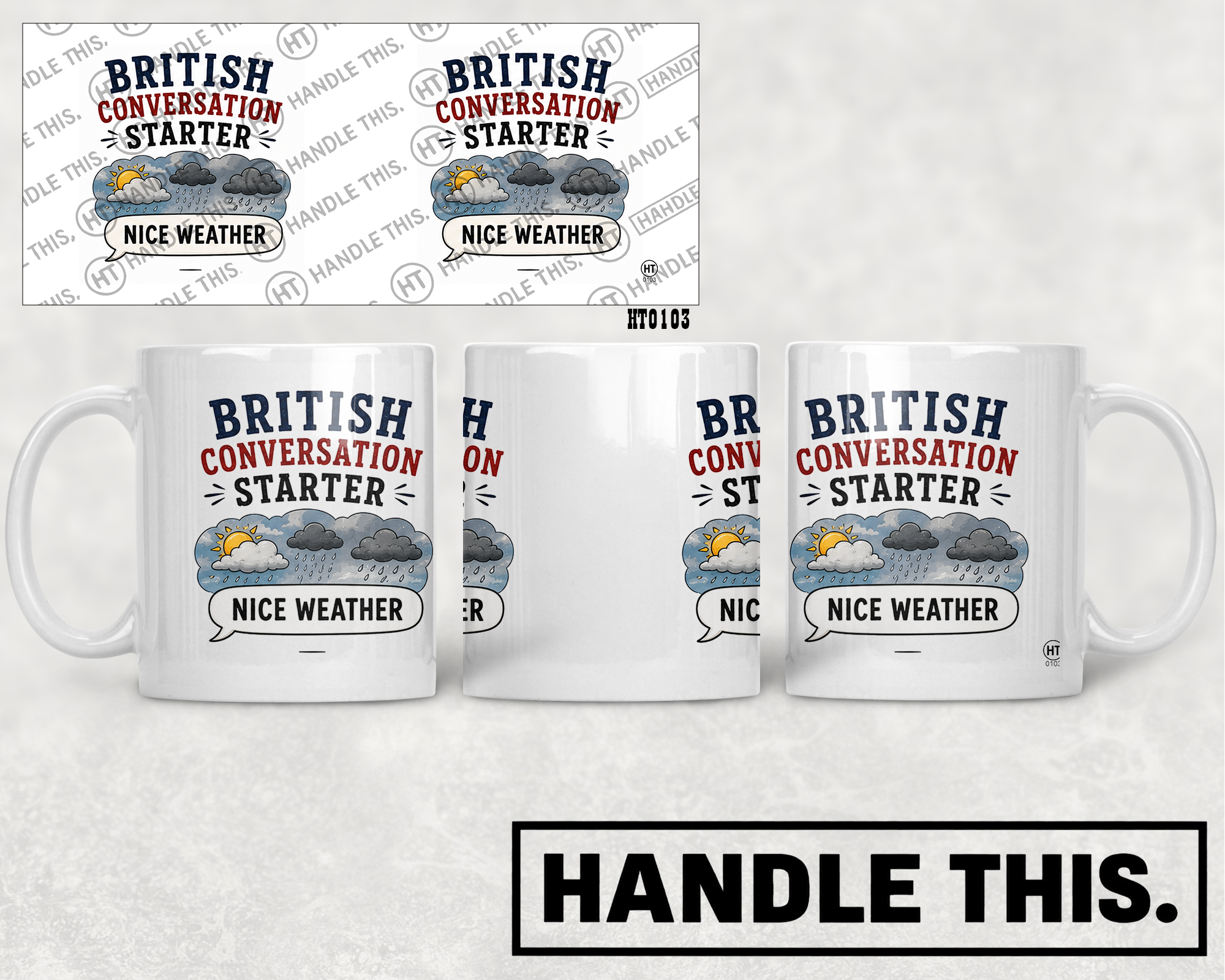HT0103 British Conversation Starter mug mockup