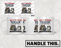 HT0107 Not A Morning Person Just British mug mockup