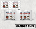 HT0108 Small Talk Champion mug mockup