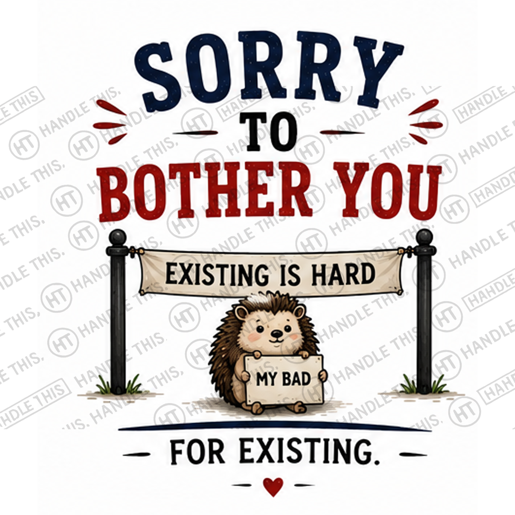 HT0118 Unexpected Visitor Panic watermarked artwork