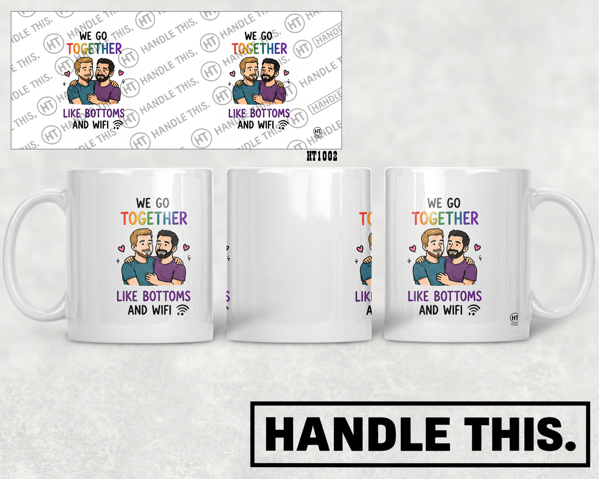 HT1002 Cardigan Where The Sun Shines the Drinks Flow and the Morals Are Optional mug mockup