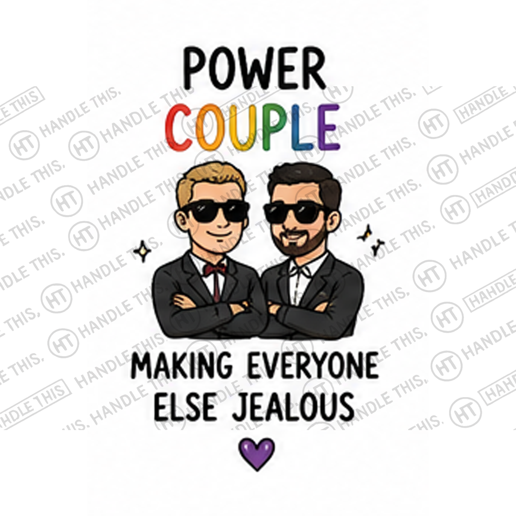 HT10039 Power Couple Making Everyone Else Jealous watermarked artwork