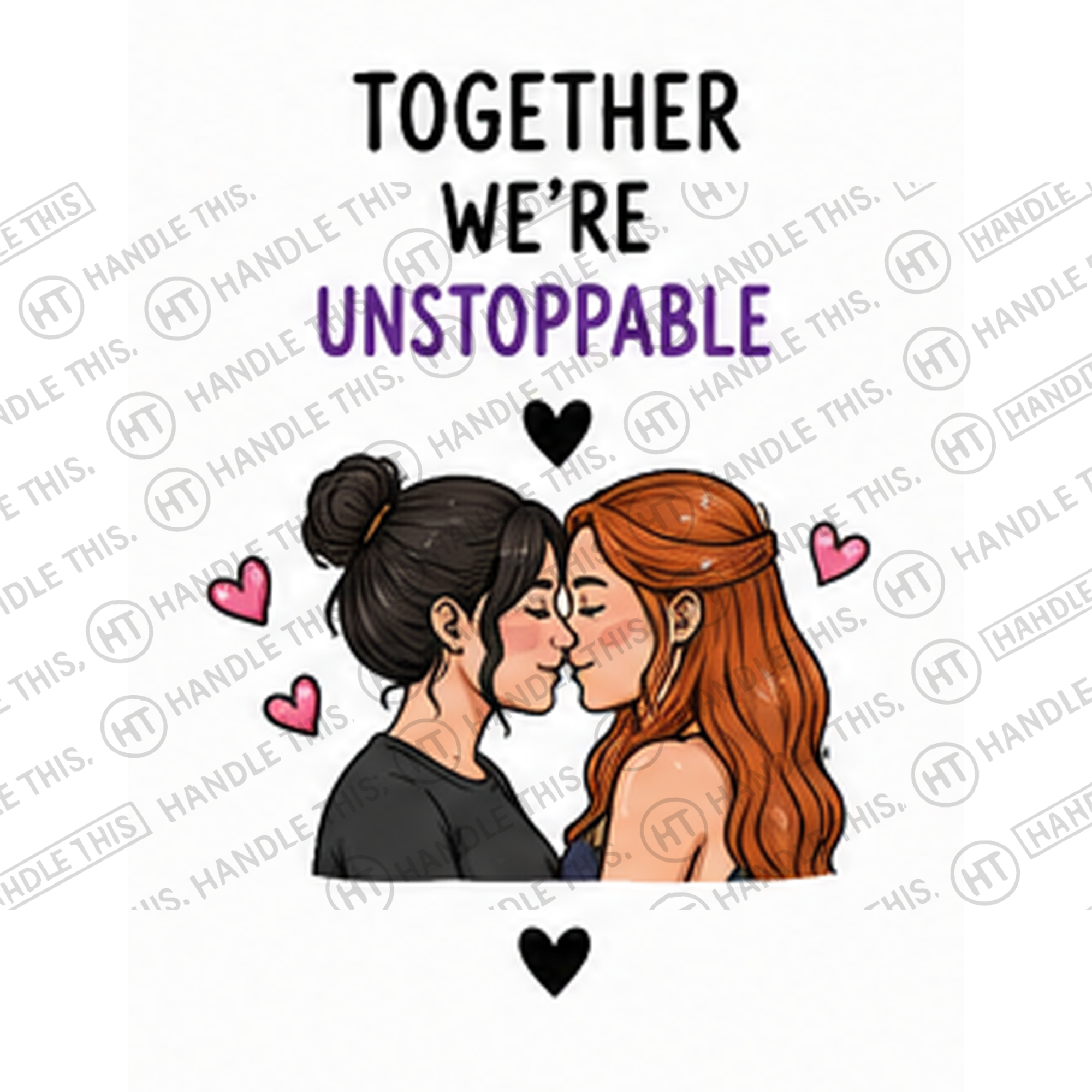 HT10059 Together We'Re Unstoppable watermarked artwork