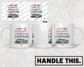 HT1007 I Don'T Need Therapy I Just Need to Go to Cardigan mug mockup