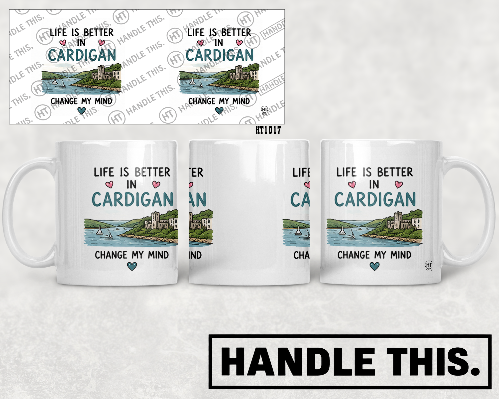 HT1017 Life is Better in Cardigan Change My Mind mug mockup