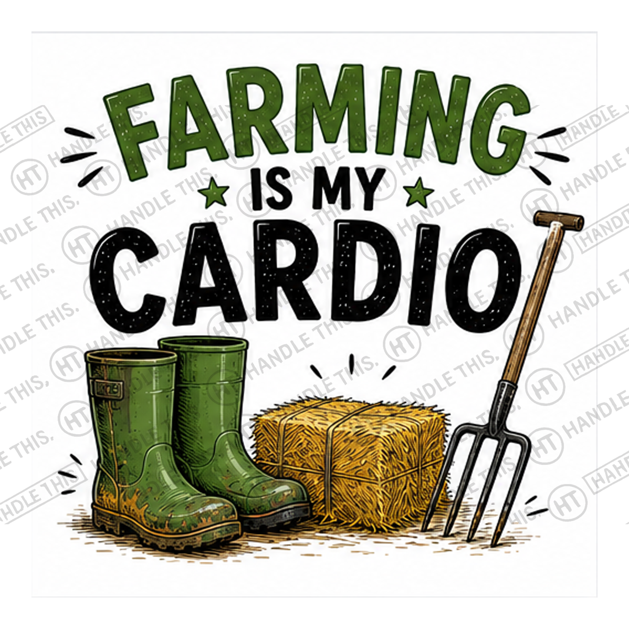 HT11001 Farming Is My Cardio watermarked artwork