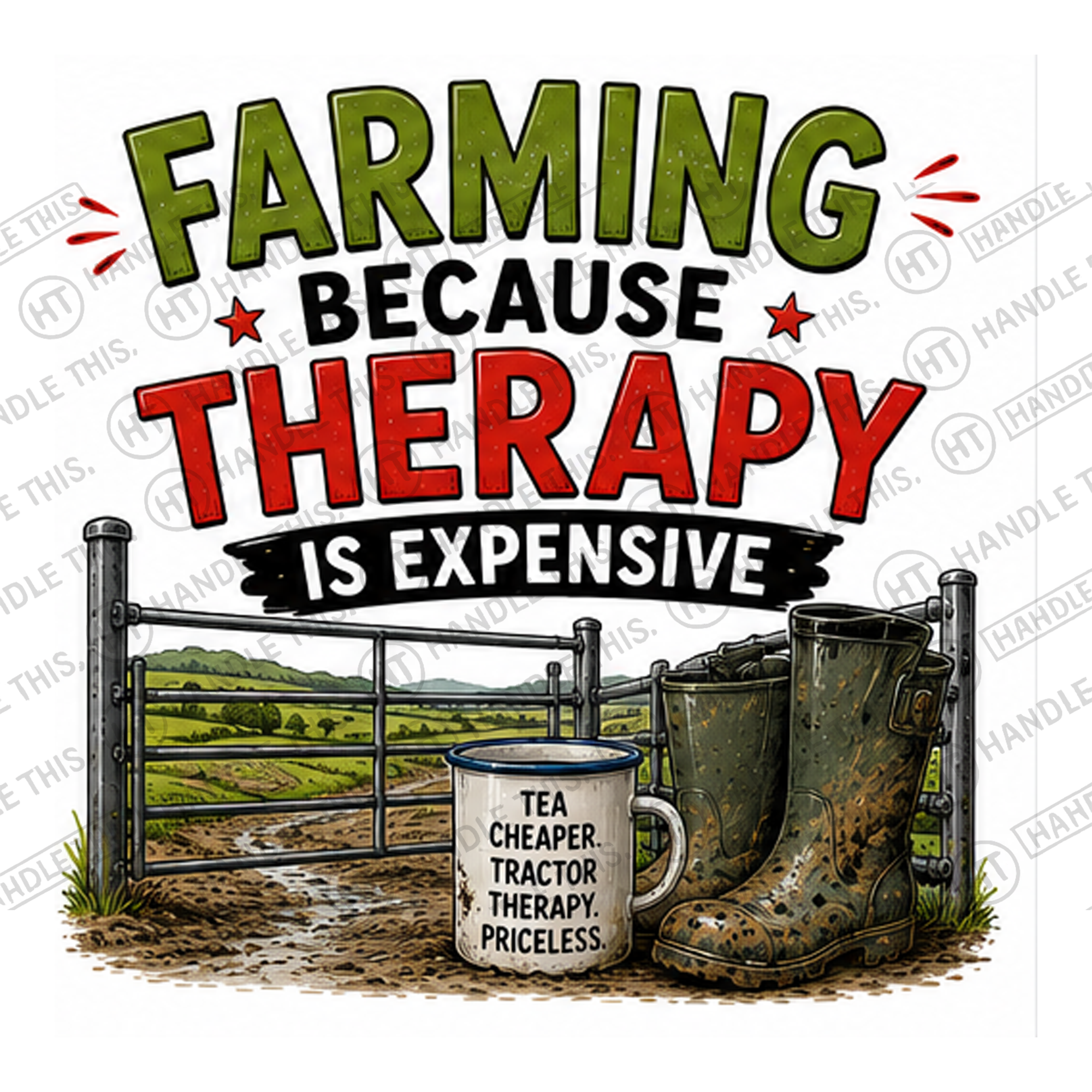 HT11009 Farming Because Therapy Is Expensive watermarked artwork