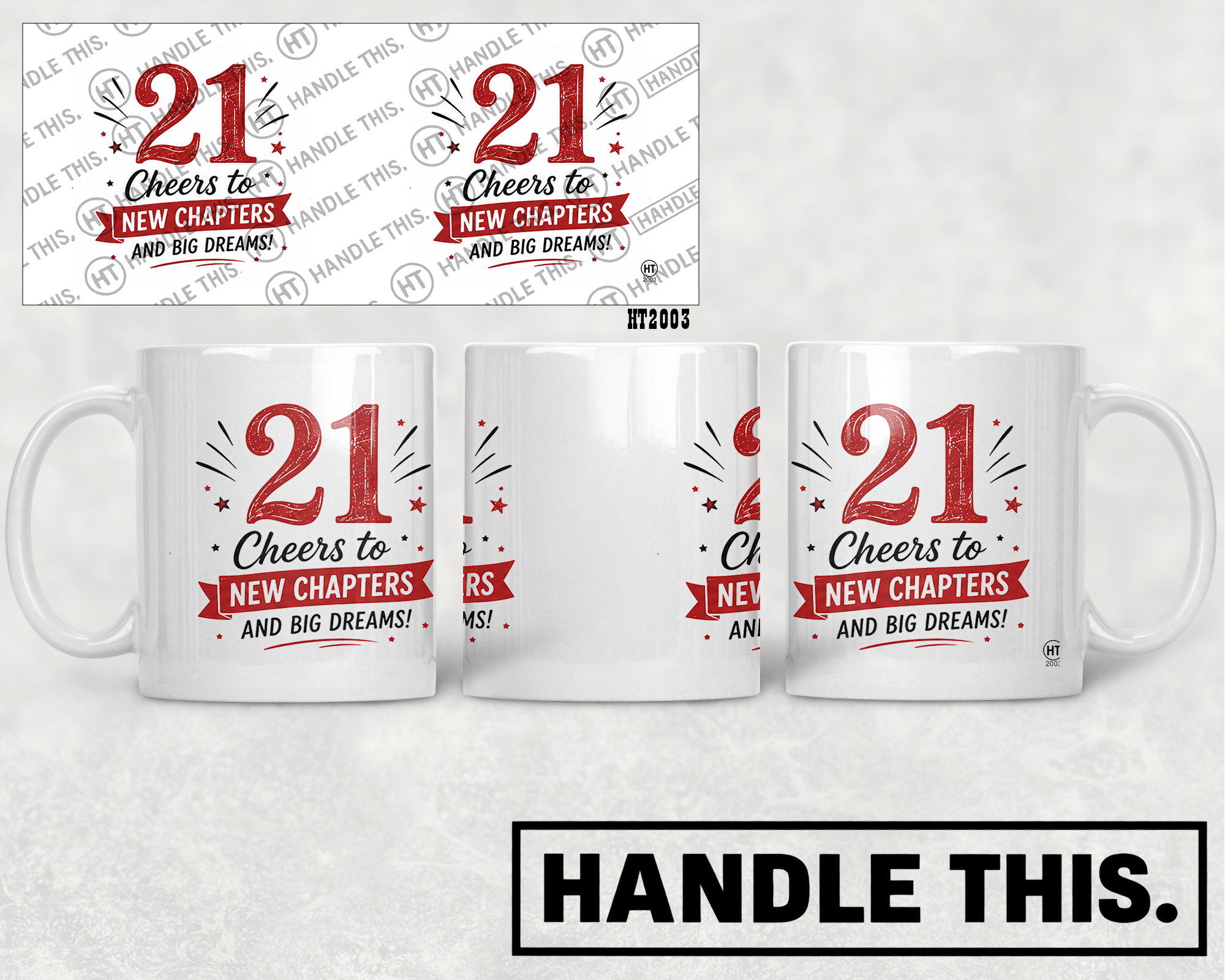 HT2003 21 Cheers to New Chapters and Big Dreams mug mockup