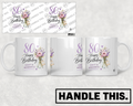 HT2011 80 Happy Birthday Eighty and Wonderful mug mockup