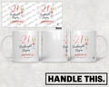 HT2040 21 Penblwydd Hapus Iechyd Da I Tl mug mockup