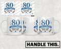 HT2057 80 Eighty and Amazing Grateful Heart Happy Soul mug mockup