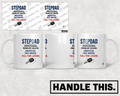 HT3002 Stepdad Professional Problem Solver Unofficial Taxi Driver Full-Time Legend mug mockup