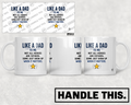 HT3015 Like a Dad to Me Not All Heroes Are Fathers Some Just Show Up When It Matters mug mockup