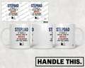 HT3018 Stepdad It Takes a Special Kind of Brave to Volunteer for This Family mug mockup