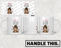 HT3037 Auntie the Fun One Like a Mum but Looser mug mockup