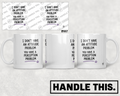 HT4017 I Don'T Have an Attitude Problem You Have a Perception Problem mug mockup