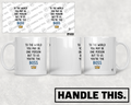 HT4028 To the World You May Be One Person but to Us You'Re the Boss mug mockup