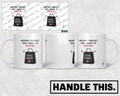 HT4046 Weekend Forecast 100 Chance of Shopping Retail Therapy mug mockup