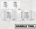 HT4059 School Show Up Survive Fake Smile Go Home mug mockup