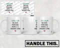 HT4074 Sarcasm Because Punching People is Frowned Upon mug mockup