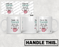 HT4095 Thank You Teacher for All the Little Things You Do mug mockup