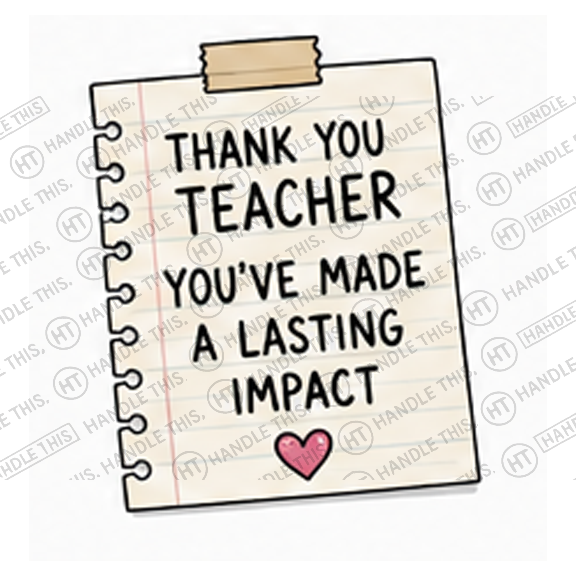 HT4106 Thank You Teacher You'Ve Made a Lasting Impact watermarked artwork
