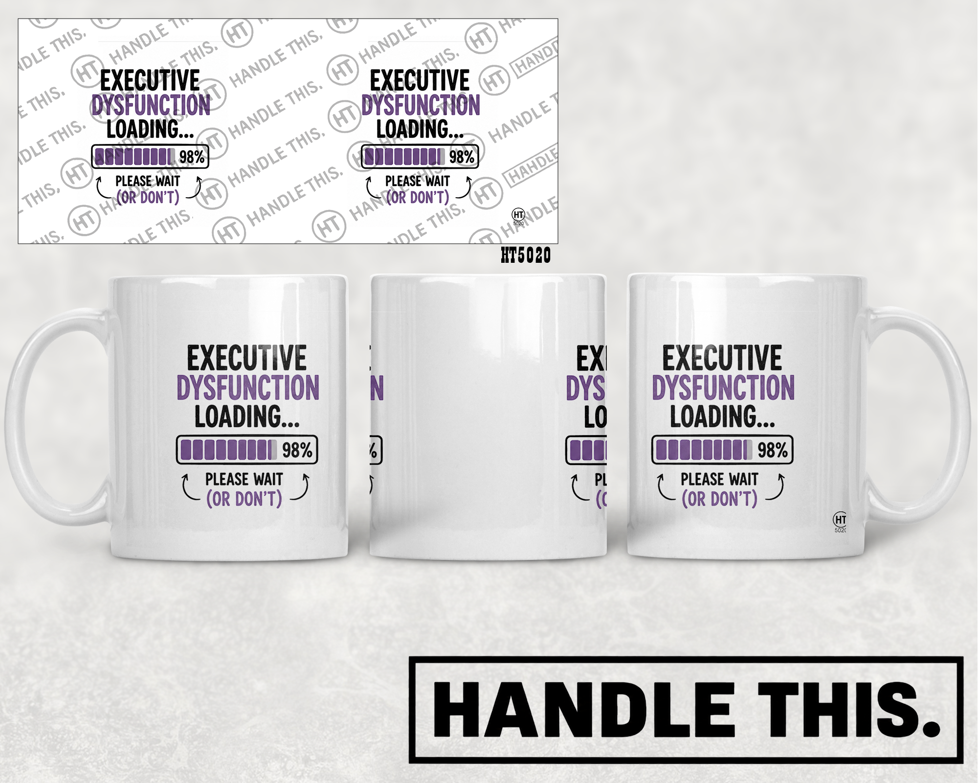 HT5020 Executive Dysfunction Loading mug mockup