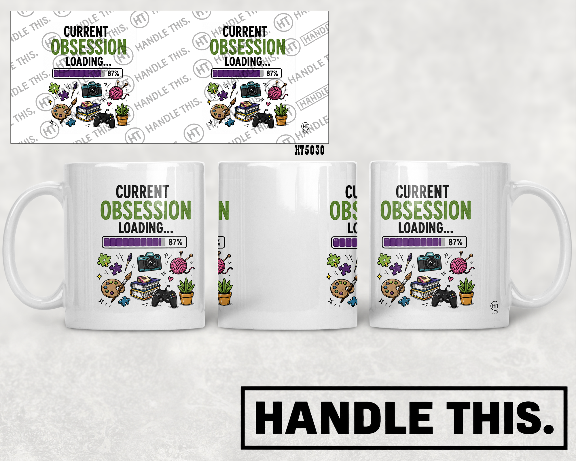 HT5030 Current Obsession Loading mug mockup