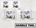 HT5032 I Fell Down A Rabbit Hole Again mug mockup