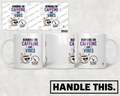 HT5035 Running On Caffeine And Vibes mug mockup