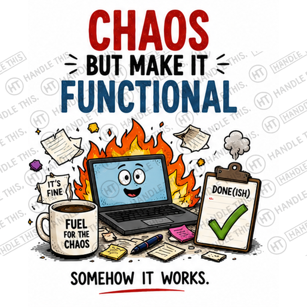 HT5037 Chaos But Make It Functional watermarked artwork