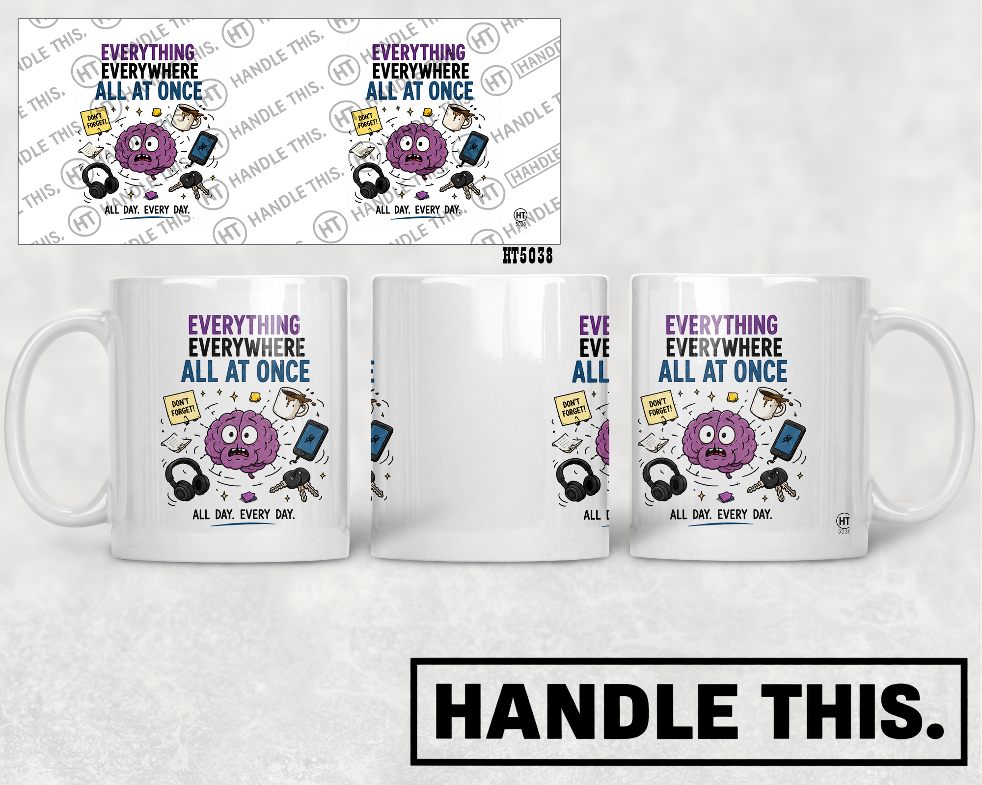 HT5038 Everything Everywhere All At Once mug mockup
