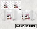 HT6003 Running on Caffeine Unfinished Projects mug mockup
