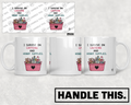 HT6004 1 Survive on Caffeine and Hobby Supplies mug mockup